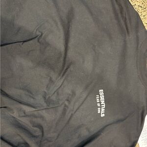 Essentials Black Crewneck Tee